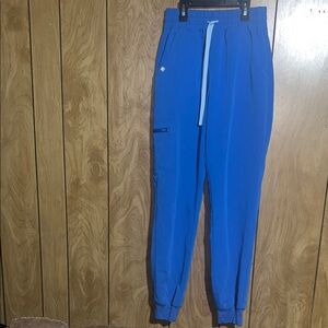 Figs blue  Women Active Jogger Pants with Drawstring